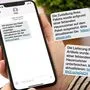 Eine Auswahl an betrügerischen SMS, die in Österreich derzeit kursieren