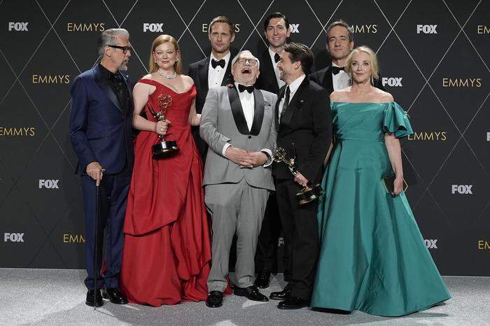 Cast von „Succession“ bei der Emmy-Verleihung 