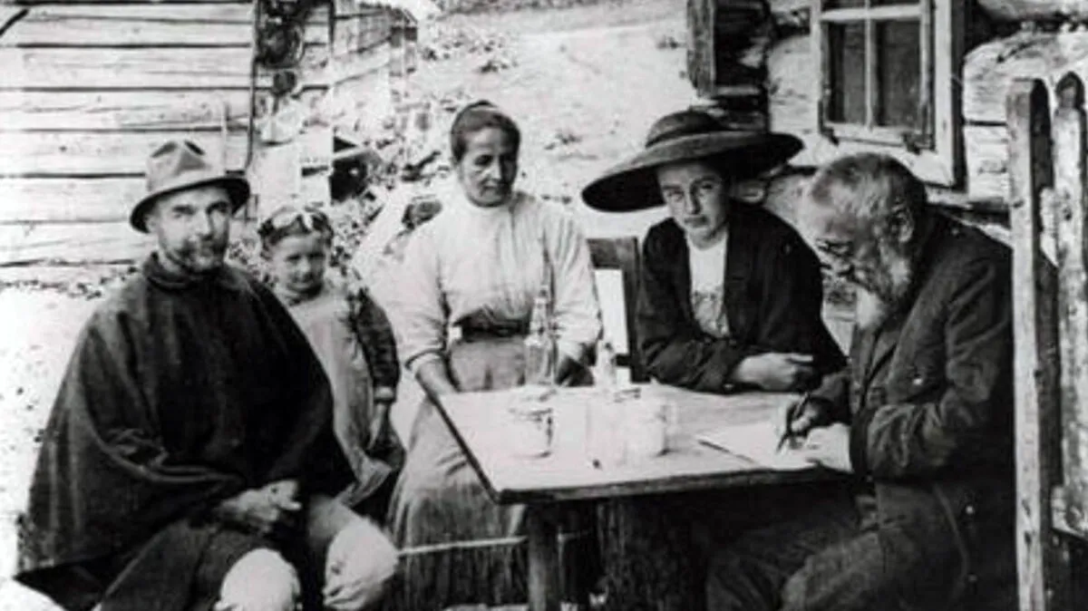 Viktor Zack beim Volksliedaufzeichnen im Jahre 1925