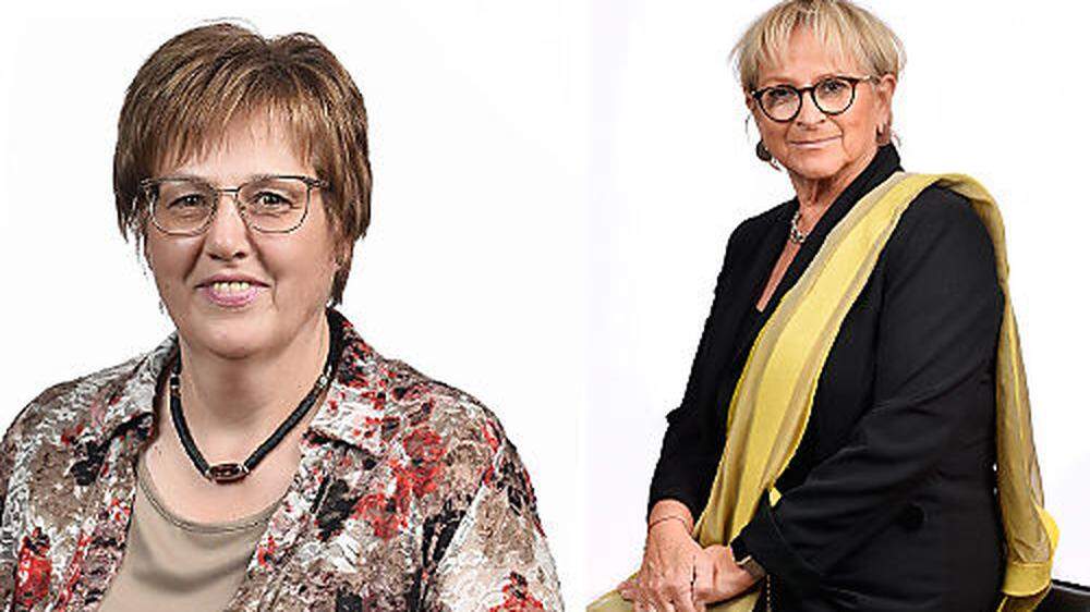 Die neuen Vizebürgermeisterinnen von links: Astrid Reinsberger-Foditsch und Emilis Selinger