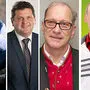 Die Spitzenkandidaten von links: Siegfried Wuzella, Hubert Isopp, Gregor Scheiber und Josef Maierhofer