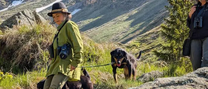 Angelina Pucher unterwegs in den Bergen