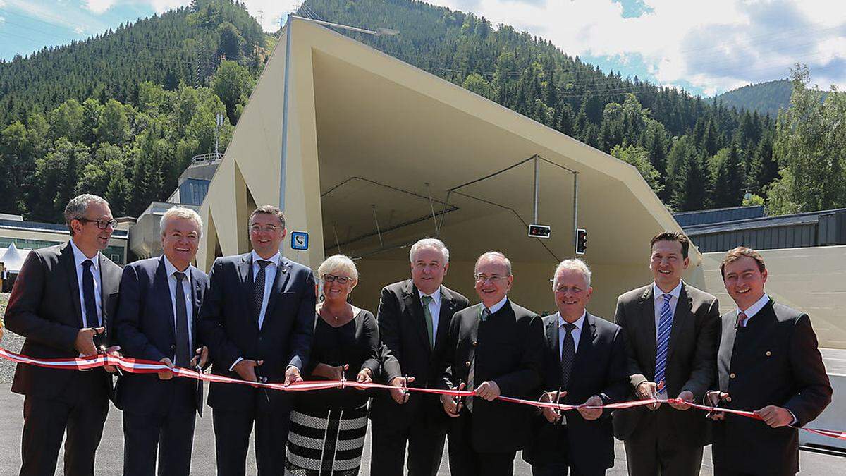 Es ist vollbracht: Der Gleinalmtunnel wurde am Freitag feierlich eröffnet