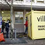 Die Frischluft-Wahlkabine in Villach steht bereits