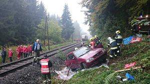 Zugunfall im Bereich Hollenburg
