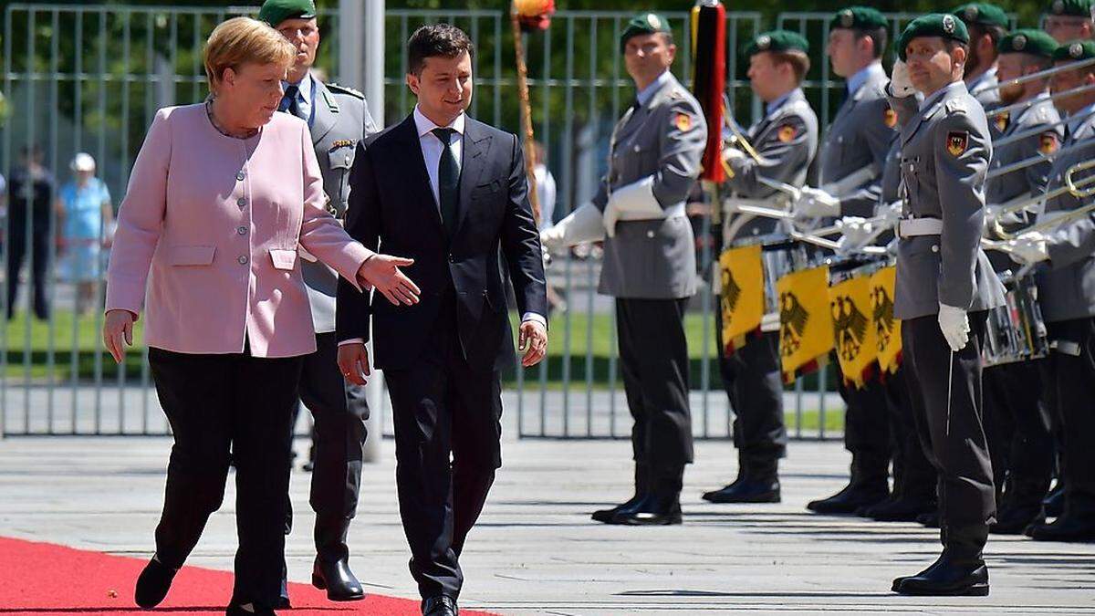 Merkel empfängt den ukrainischen Präsidenten