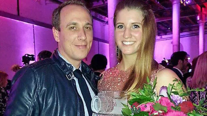 Philipp Ploner mit Klara Fuchs bei der Gala 