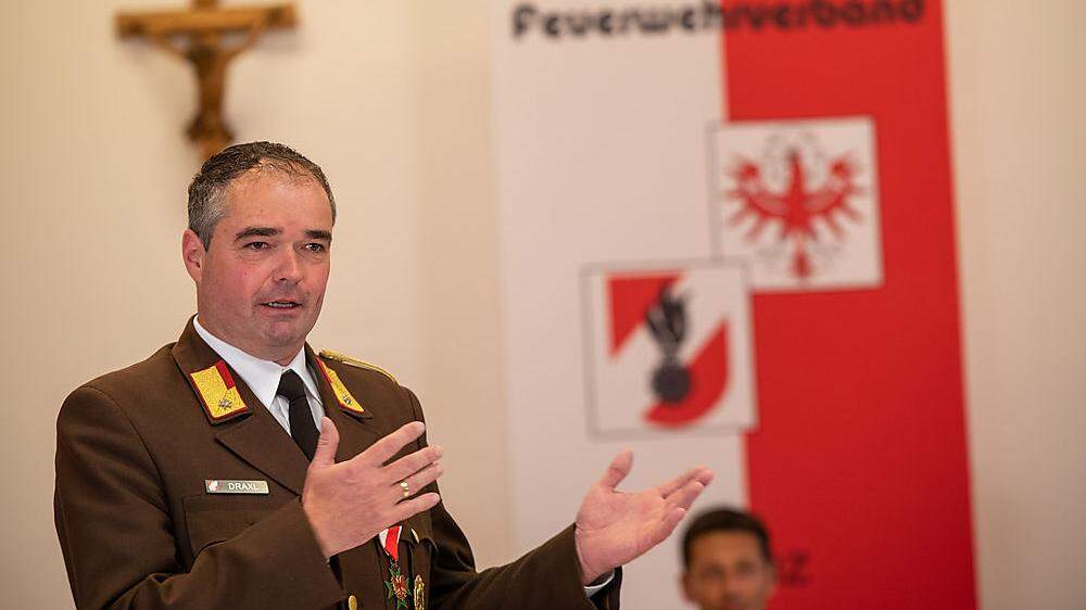 Harald Draxl: Osttirols Kommandant von 38 freiwilligen und zwei Betriebsfeuerwehren