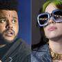 The Weeknd und Billie Eilish: zwei der nominierten Stars