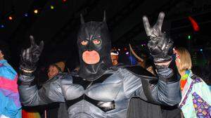 Auch Batman stattete dem Gschnasfest einen Besuch ab