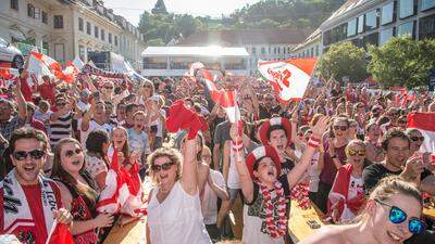 Public Viewing am Karmeliterplatz (Archivbild aus dem Jahr 2016)