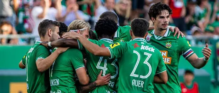 Am Weiterkommen des SK Rapid bestand nie ein Zweifel