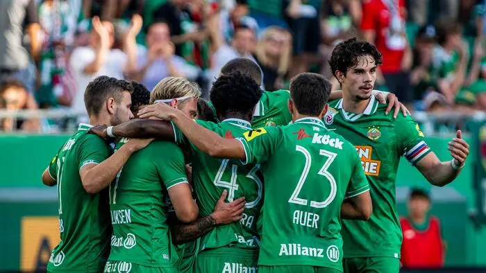 Am Weiterkommen des SK Rapid bestand nie ein Zweifel