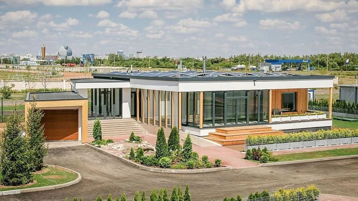 Solche Passivhäuser werden errichtet