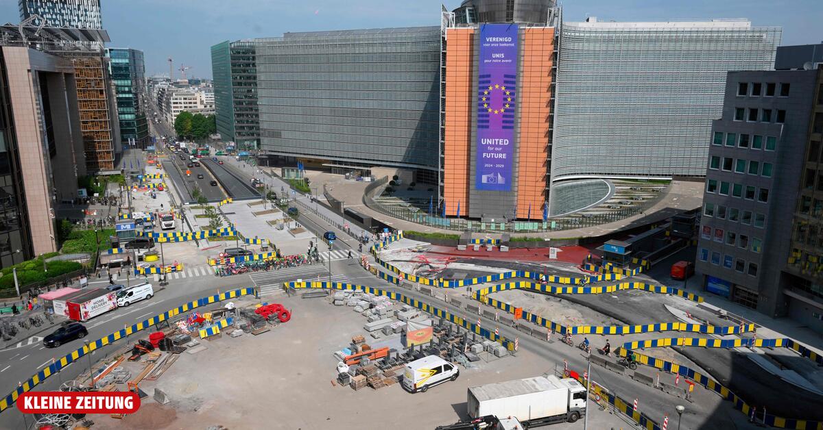 Im Herzen des EU -Distrikts: Der teure Kreis dreht alles um