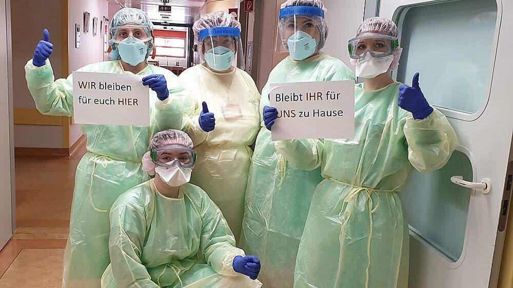 Schon im ersten Lockdown appellierten Ärzte der Krages-Spitäler an die Solidarität der Bevölkerung