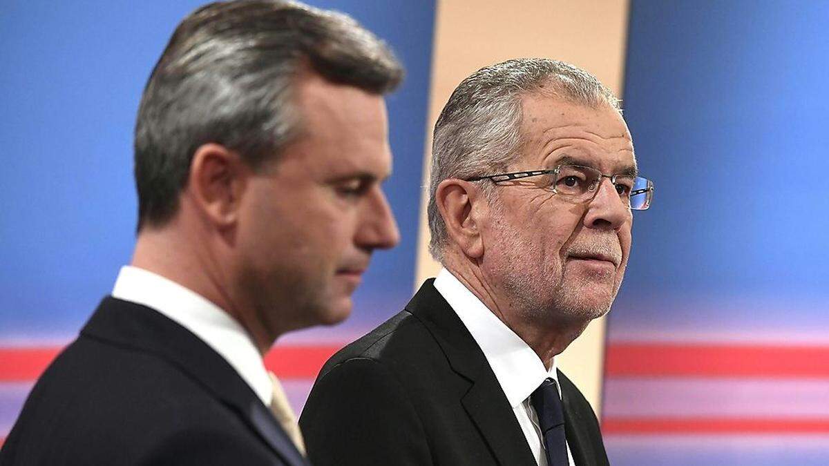 Norbert Hofer gegen Alexander Van der Bellen im Jahr 2016: Die FPÖ verlor die teure Wahl - und versuchte sich beim Staat schadlos zu halten