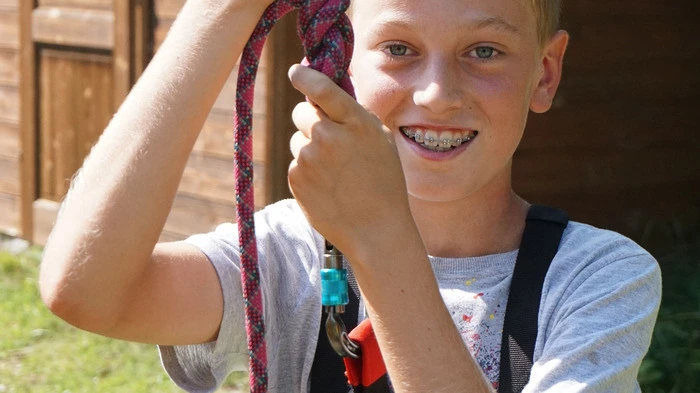 Beim Abschlussfest des Kindersommers in der Gemeinde Pöls-Oberkurzheim war auch die Bergrettung mit drei Stationen mit von der Partie.