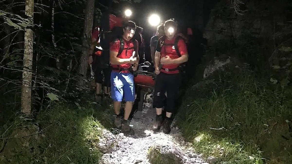 Bergrettung im Einsatz