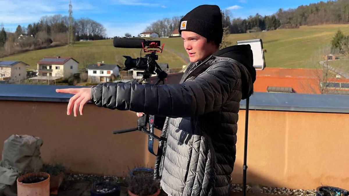 Caspar Moebius liebt es, Regie zu führen und zu filmen