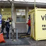 In Villach und in Klagenfurt gab es die Möglichkeit zum Vorab-Wählen in frischer Luft