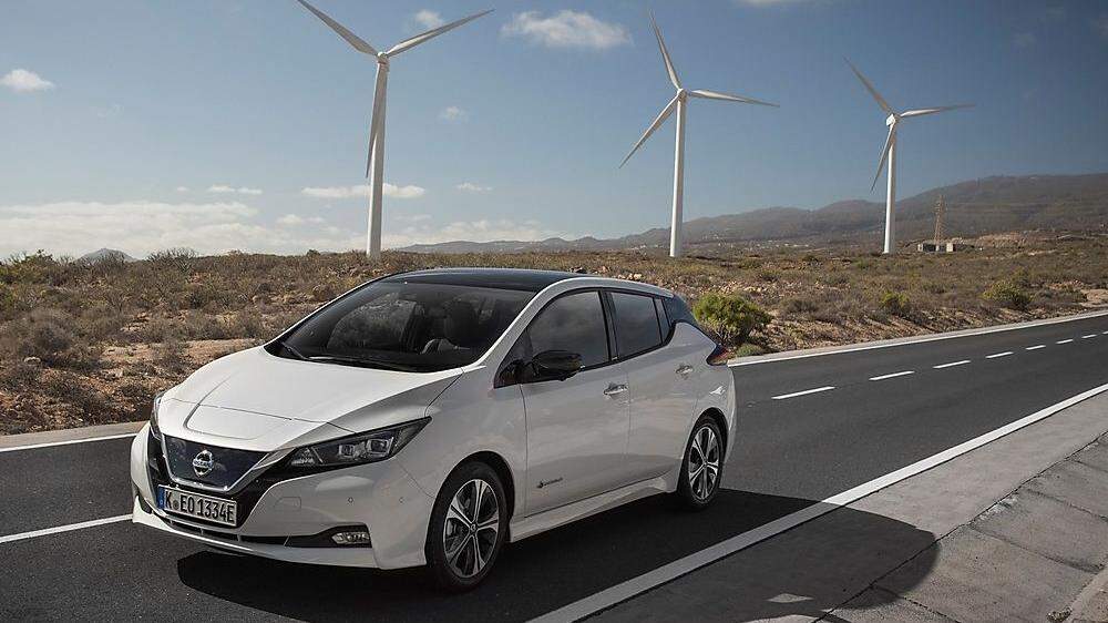 Der neue Nissan Leaf duckt sich mit einem Luftwiderstandsbeiwert von  0,28 unter den Wind	