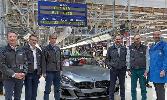 Produktionsstart des BMW Z4 im November 2018 bei Magna Steyr in Graz