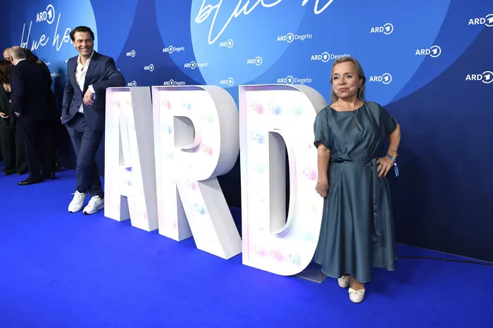 Wolfram Grandezka und ChrisTine Urspruch bei der ARD Blue Hour
