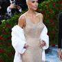 Kim Kardashian bei der Met Gala in New York im vergangenen Jahr im Kleid von Marilyn Monroe