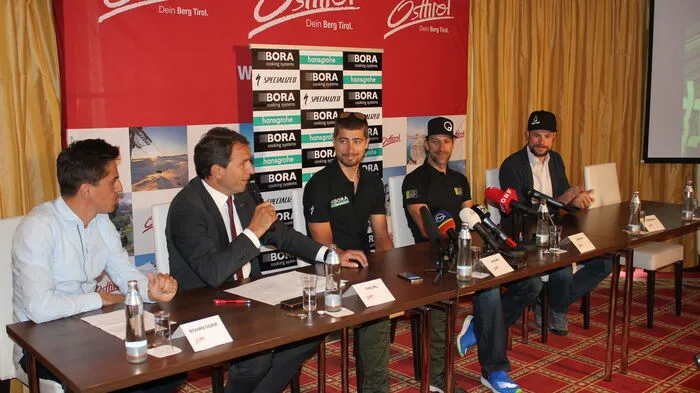 Bei der Pressekonferenz im Grand Hotel Lienz...