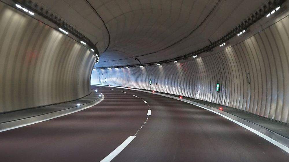 Gut ausgebaute Tunnels im Kanaltal