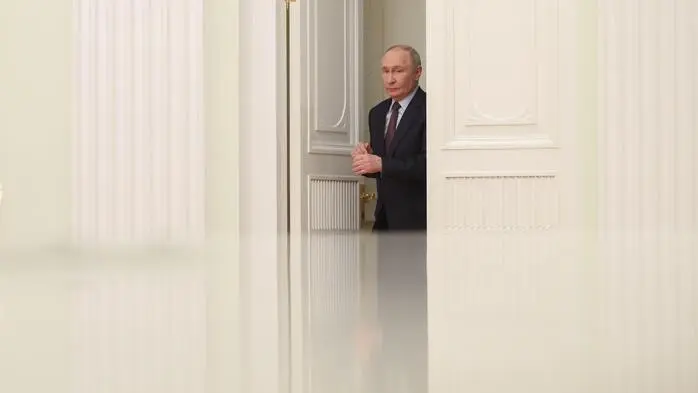 Wladimir Putin  (Photo by MAXIM SHIPENKOV / POOL / AFP)