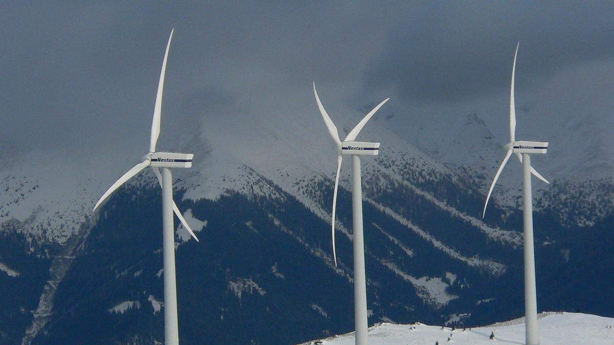 Windräder können in Osttirol nur in gewissen Regionen aufgestellt werden
