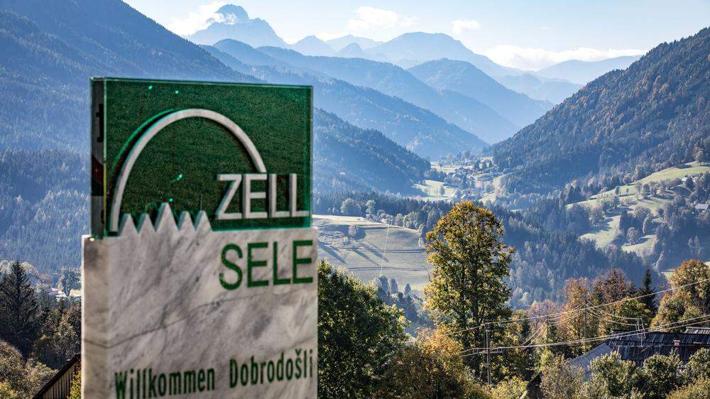 Gemeinde Zell-Pfarre: eine von vielen zweisprachigen Gemeinden in Kärnten