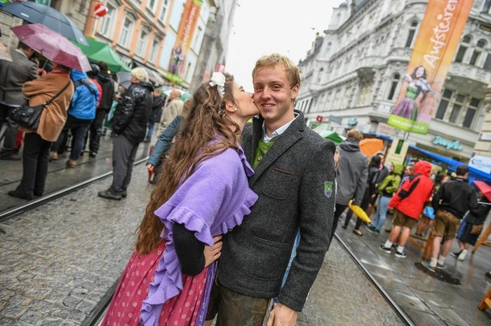 ... die Steirer trotzten dem Wetter und zeigten ihre Liebe zum Heimatland ...
