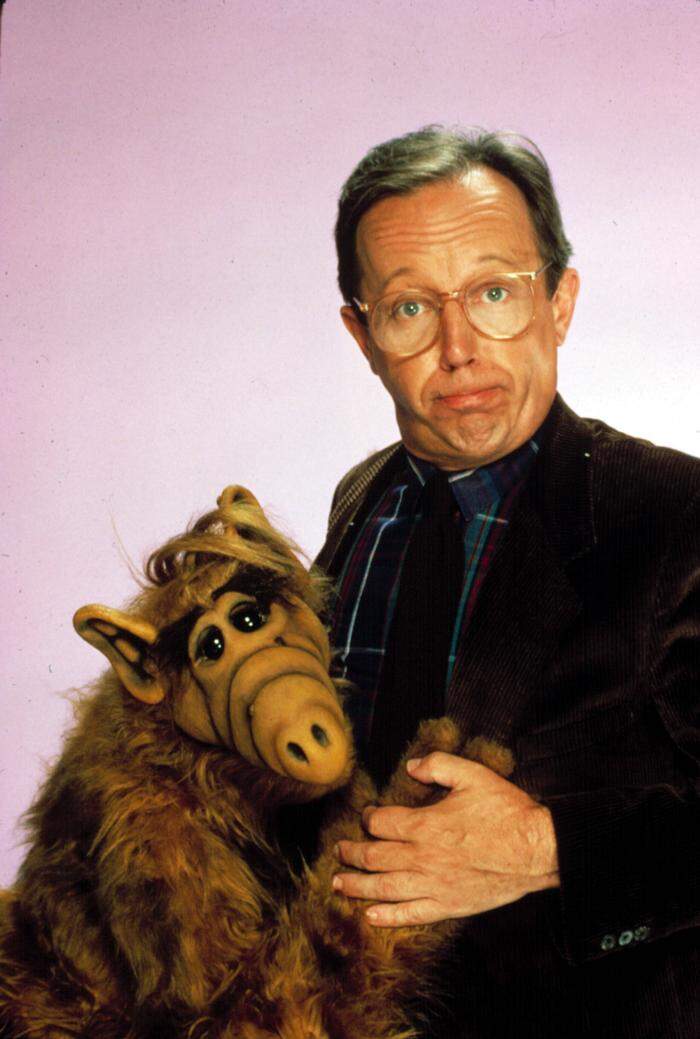 Schauspieler Max Wright und Alf