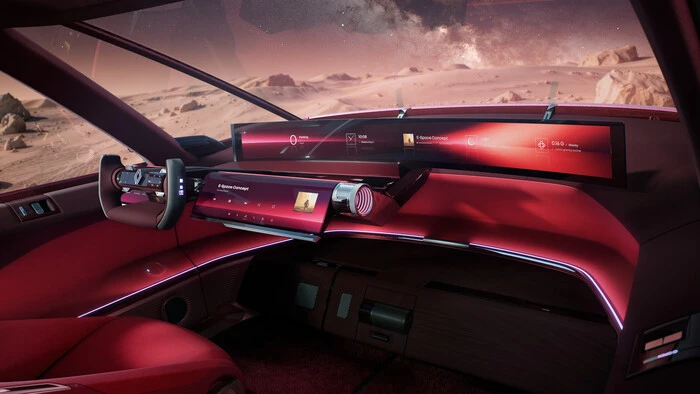 Gebogenes Panorama-Display: Das werden wir in der kommenden Renault-Generation sehen.