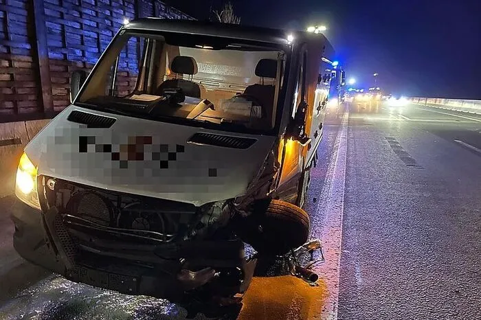 Auch ein Klein-Lkw war in den Unfall involviert.