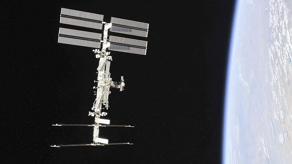 Eine aktuelle Aufnahme der Internationalen Raumstation ISS