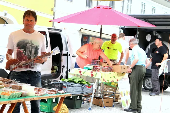 Jeden Dienstag gibt es am oberen Hauptplatz in Bleiburg von 9 bis 12 Uhr einen kleinen aber feinen Markt