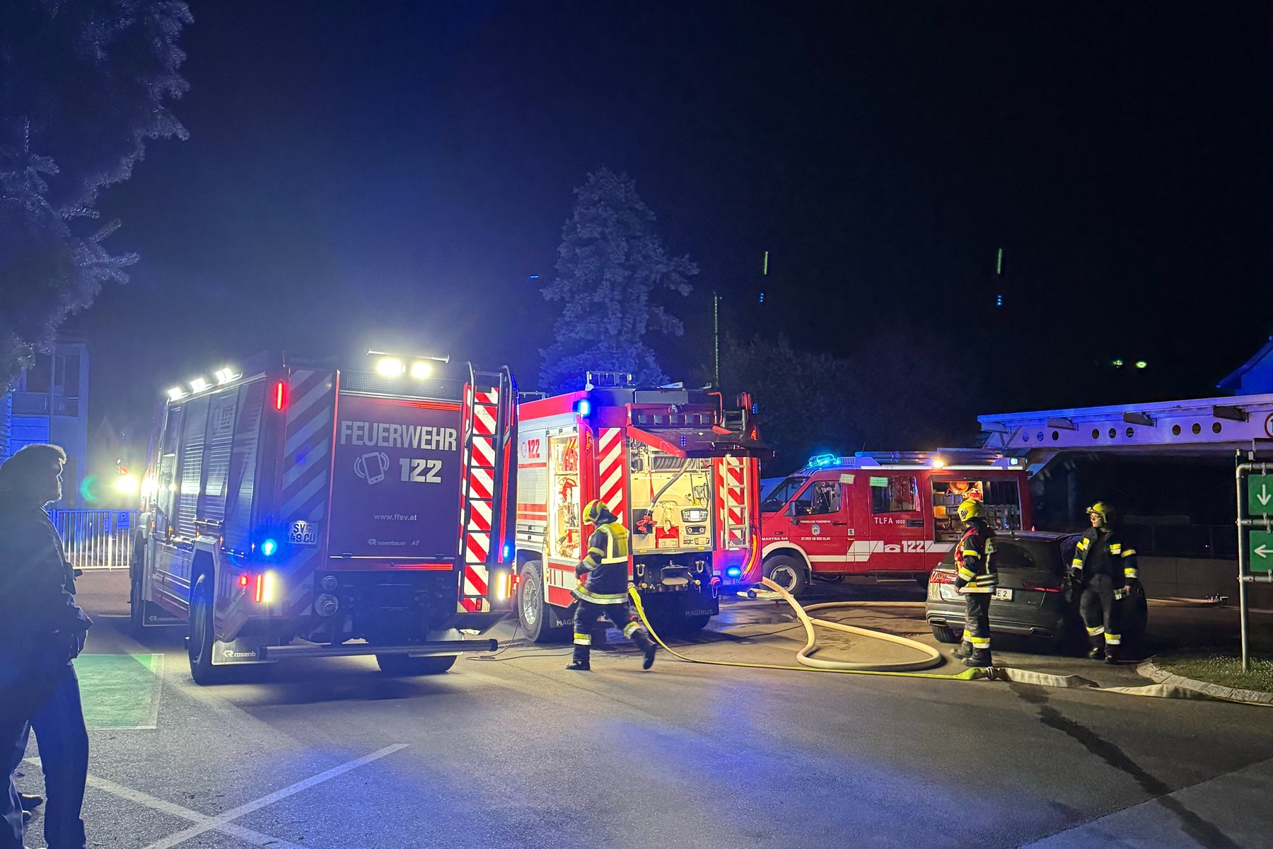 Brand bei Kelag : Hunderte St. Veiter Haushalte ohne Strom, Totalausfall verhindert