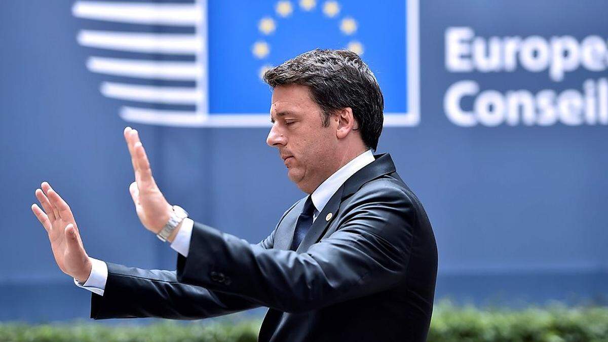 Muss gehen: Matteo Renzi