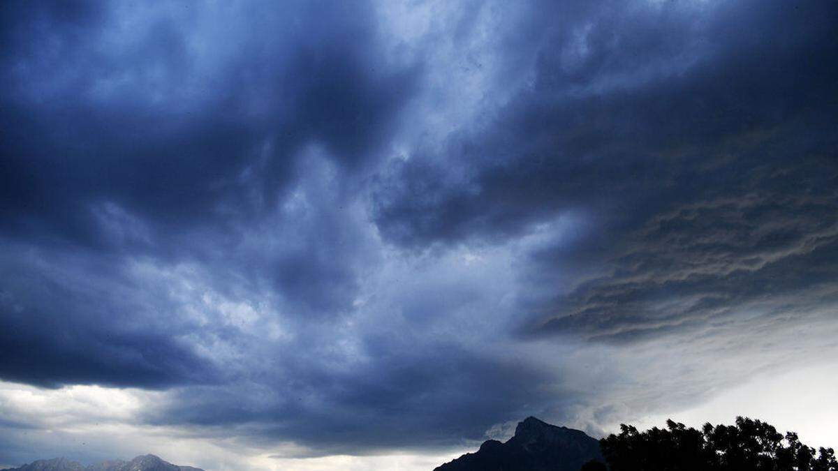 Eine Schlechtwetterfront rückt näher