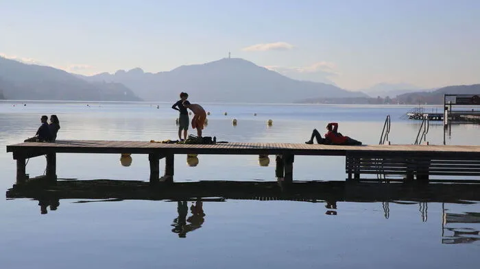 Badewetter im November am Wörthersee