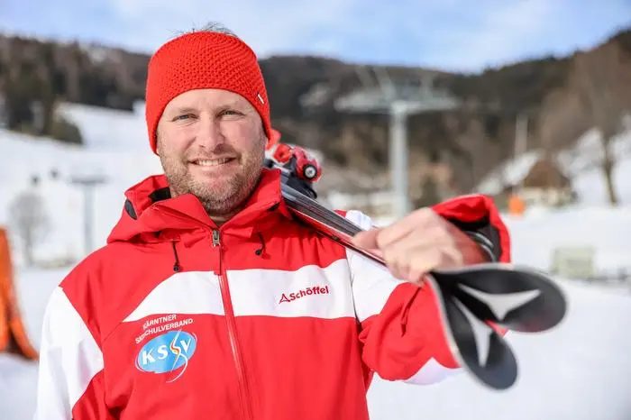 Markus Reicher Skilehrer der Skischule Wulschnig in St. Oswald
