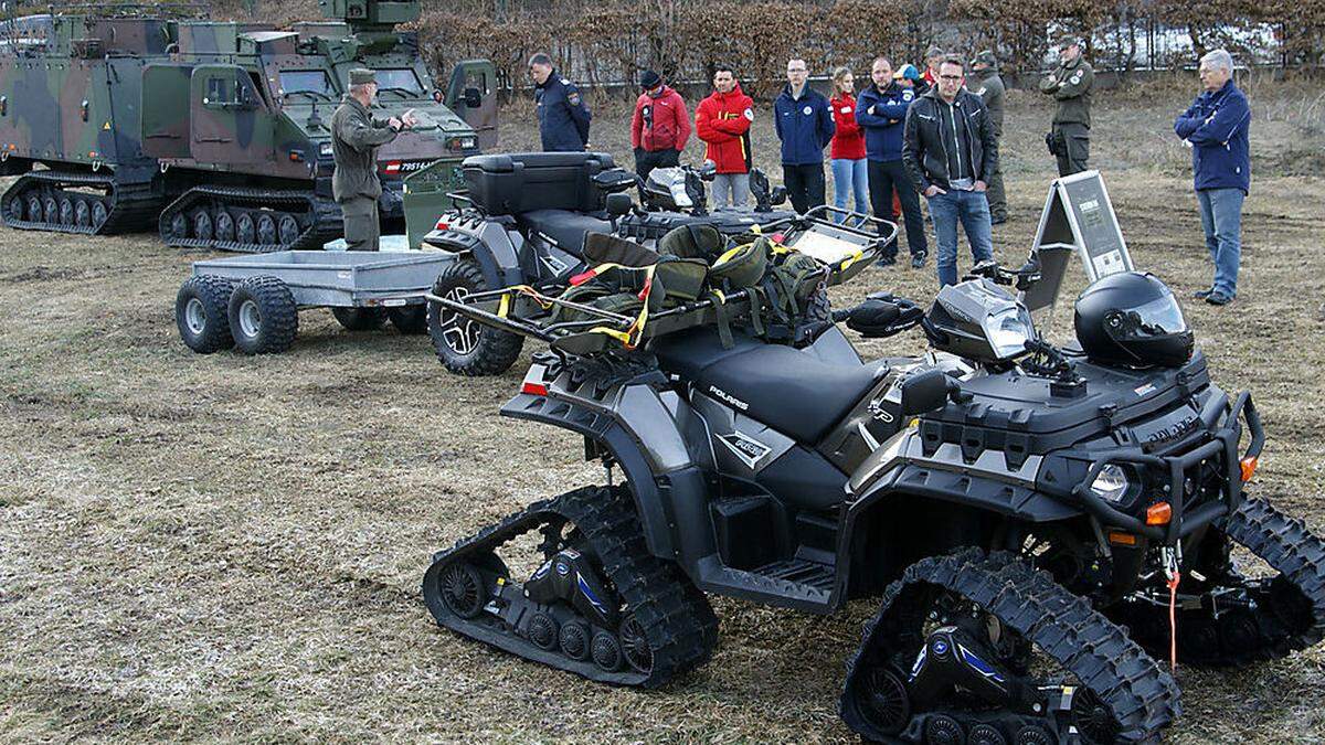 24er zeigten Möglichkeiten der Transportunterstützung im Katastrophenfall 