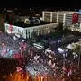 Hunderttausende nahmen am Freitagabend an einer Protestkundgebung in Istanbul teil 