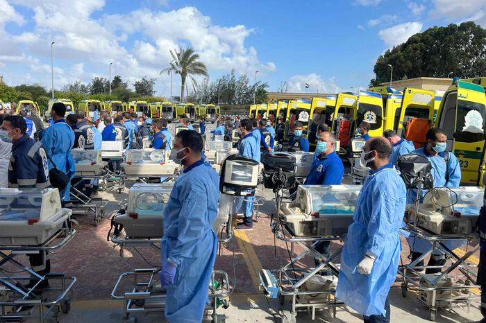 28 Frühchen aus dem Shifa-Krankenhaus werden bereits in Ägypten behandelt