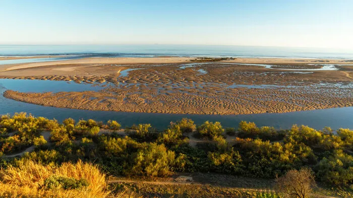 Der Naturpark Ria Formosa besteht aus sich stets verändernden Sandbänken, in denen auch seltene Vogelarten brüten. Kurios: Das Naturgebiet liegt direkt neben dem Flughafen. Der Grund: Der Flughafen entstand 1967, der Naturpark erst 1987.