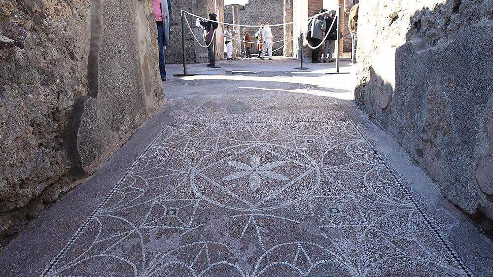 Weltkulturerbe: Eines der Mosaike im Haus der geometrischen Mosaike